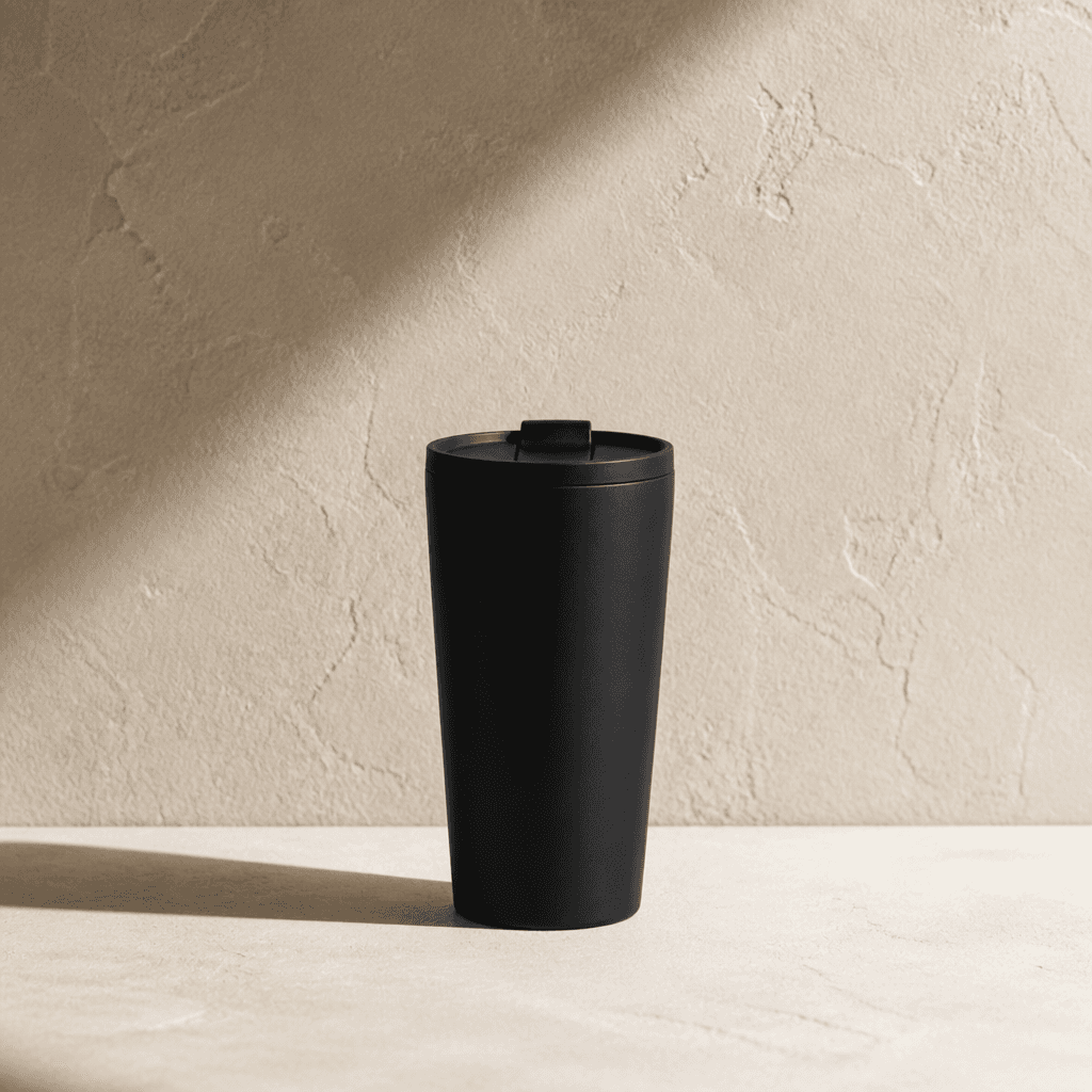 Tapered silhouette that fits car cupholders